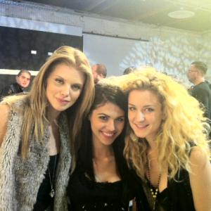 Hallee Hirsh 2012 with AnnaLynne McCord at industry event