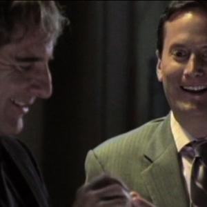 Scott Bakula as Terry and Michael Hitchcock as Dave in Men of a Certain Age episode 14 The New Guy