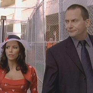 Eva Longoria and Michael Hitchcock in the Desperate Housewives episode My Heart Belongs to Daddy