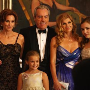 Still of Powers Boothe Connie Britton and Judith Hoag in Nashville 2012