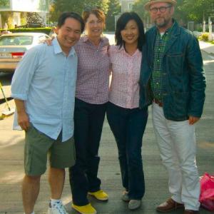 Keisuke Hoashi, Valerie Faris (director), Shuko Akune, and Jonathan Dayton (director) - Liberty Mutual 