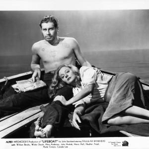 Still of Tallulah Bankhead and John Hodiak in Lifeboat (1944)