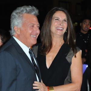 Dustin Hoffman and Lisa Hoffman at event of Luck (2011)