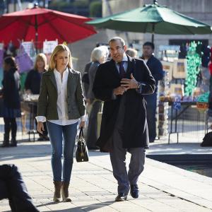 Still of Rick Hoffman and Amanda Schull in Suits (2011)