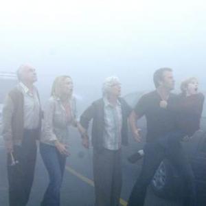 Still of Thomas Jane, Laurie Holden, Frances Sternhagen and Nathan Gamble in The Mist (2007)