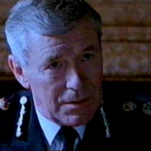 Bernard Holley as the Chief Constable in 