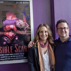 Visible Scars cast  crew screening with Dir Richard Turke