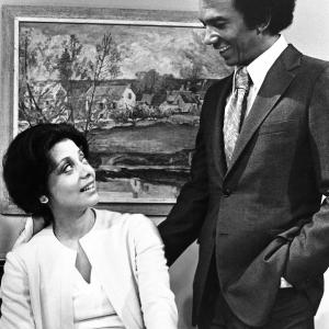 Al Freeman Jr and Ellen Holly at event of One Life to Live 1968