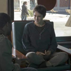 Still of Tina Holmes and Chadwick Boseman in Persons Unknown 2010