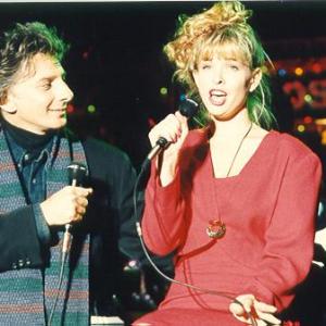 Barry Manilow and Pamela Holt Performing at the Hollywood Palladium