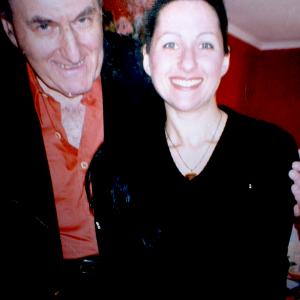 Hans and his younger daughter, author Alexandra Holzer.