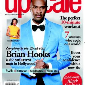 BRIAN HOOKS August 2014 cover of UPSCALE Magazine