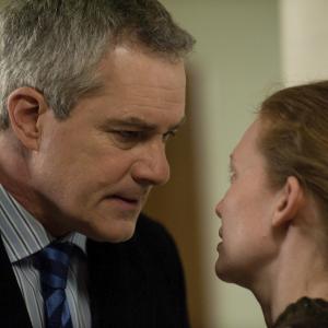 Still of Mireille Enos and Barclay Hope in Zmogzudyste (2011)