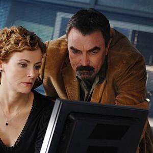 Still of Tom Selleck and Leslie Hope in Jesse Stone: Thin Ice (2009)