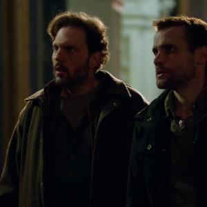 Silas Weir Mitchell and Neil Hopkins in GRIMM 