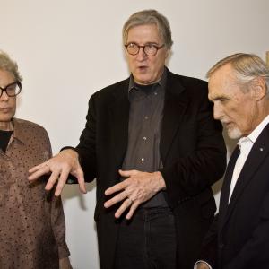 Mrs. Bruce Connor and Dennis Hopper at UCLA Film & Television Archive, 2012