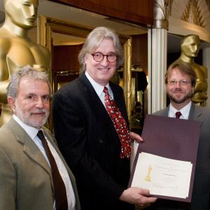 Academy Scholars Award, 2007, with Sid Ganis.