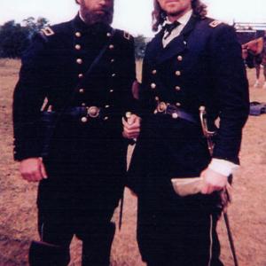 Stephen Lange as Gen Jackson and James Horan as Col Cummings in Gods and Generals