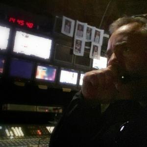 Julio Hormaeche directing MasterChef Colombia at RCN Studios.