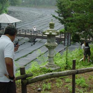 Ohno en Japn Shooting in a Wasabi plantation Matsumoto