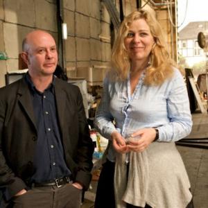 Nick Hornby and Lone Scherfig in An Education 2009