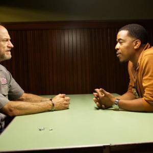 Still of Russell Hornsby and Russell Hodgkinson in Grimm 2011