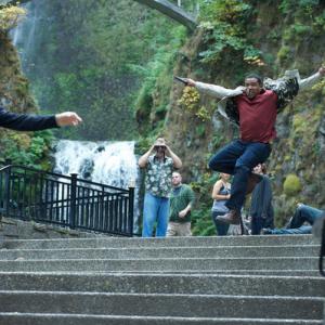 Still of Patrick Fischler and Russell Hornsby in Grimm (2011)