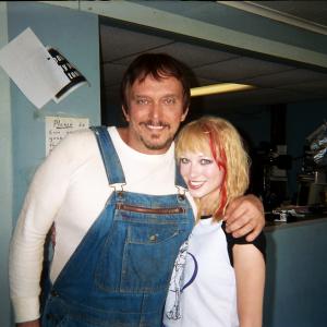 Anthony Hornus Miracle at Sage Creek Ghost Town Shattered Glory on the set of Dog with actress Michelle Page Miss Congeniality 2 I Know Who Killed Me