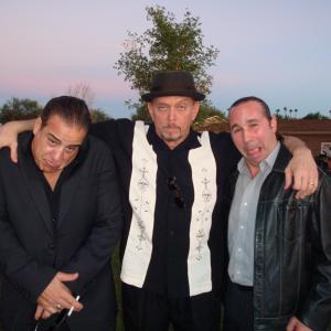 Actor-Director Anthony Hornus with actors Dean Mauro, left and Tommy Lynch at the World Premiere of Renovation in Yuma, Arizona. Dean is doing his Steven Van Zandt impression as Silvio from The Sopranos, while Tommy does a dead-on Robert De Niro.