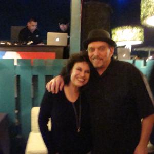 ActorDirector Anthony Hornus with actress Lana Wood best known as Plenty O Toole in Diamonds Are Forever with Sean Connery at the World Premiere of Renovation in Yuma Ariz