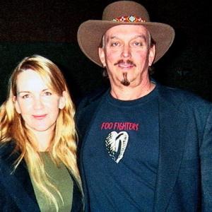 Actress Renee O' Connor best known for Gabrielle on Xena: Warrior Princess) and actor Anthony Hornus share a moment in Cherokee, N.C., at a cast dinner for the film, Ghost Town, hosted by the Eastern Band of the Cherokee Tribe.