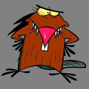 Richard Horvitz voiced the angry beaver 