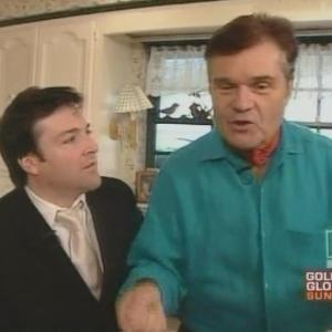 Richard Horvitz appearing with Fred Willard on The GOLDEN GLOBES