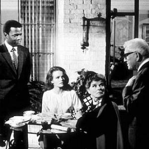 59545 Sidney Poitier Spencer Tracy Katharine Hepburn Katharine Houghton in Guess Whos Coming to Dinner 1968 Columbia