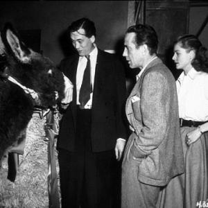 Key Largo Director John Houston Humphrey Bogart and Lauren Bacall 1948 Warner Bros