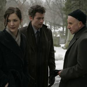 Still of James Badge Dale, Arliss Howard and Jessica Collins in Rubicon (2010)