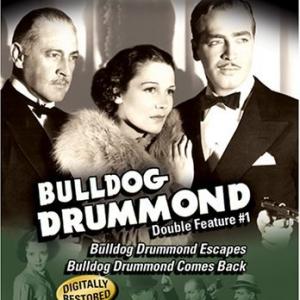John Barrymore Louise Campbell and John Howard in Bulldog Drummond Comes Back 1937