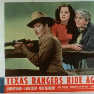 Ellen Drew John Howard and May Robson in The Texas Rangers Ride Again 1940