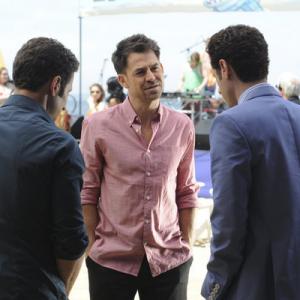 Still of Paulo Costanzo Mark Feuerstein and Kyle Howard in Royal Pains 2009