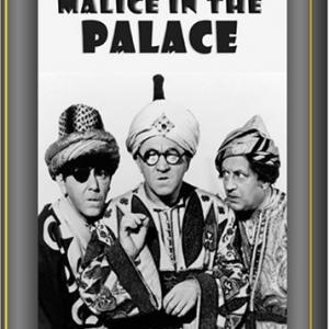 Moe Howard, Larry Fine and Shemp Howard in Malice in the Palace (1949)