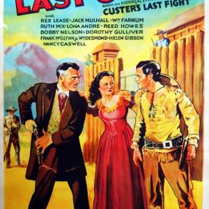 Lona Andre Reed Howes and Rex Lease in Custers Last Stand 1936