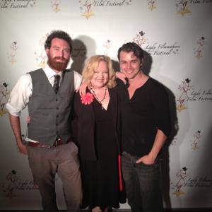 Valorie Hubbard, Sam LaFrance and Riley Bodenstab Lady's filmakers festival in Beverly Hills