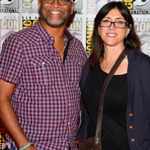 Reginald Hudlin and Stacey Sher at event of Istrukes Dzango 2012