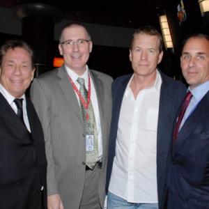 With LA Clippers brass Donald T Sterling Douglas L Walton and Andy Roeser