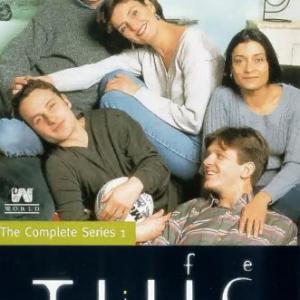 Jack Davenport Amita Dhiri Jason Hughes Andrew Lincoln and Daniela Nardini in This Life 1996