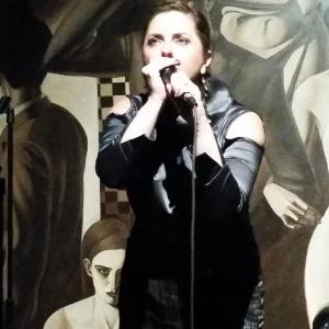 Kristina Hughes performs stand-up with 