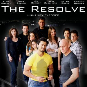 Kristina Hughes with the cast of the series The Resolve
