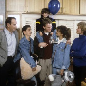 Still of Neil Patrick Harris, Max Casella, Miko Hughes, Belinda Montgomery, Perrey Reeves and James Sikking in Doogie Howser, M.D. (1989)