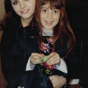 Lauren and Christina Ricci on the set of Pecker