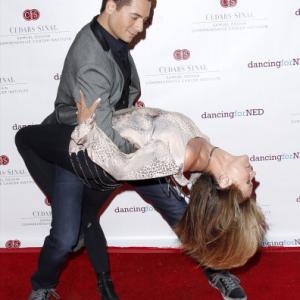 Actors MaryMargaret Humes and Willem de Vries attend the 2nd Annual Dancing for NED at Unici Casa Gallery on May 3 2014 in Culver City California